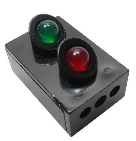 70022 | Electric, Train 12V 2 x 3 Signal Light Brick with Red and Green Lights | LEGOPART