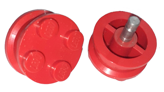 7039 | Wheel with 4 Studs and Metal Axle | LEGOPART