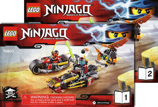 70600-1 | Ninja Bike Chase | INSTRUCTIONS | LEGOPART