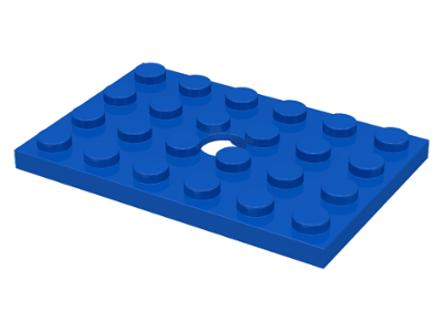 709 | Plate, Modified 4 x 6 with Hole | LEGOPART