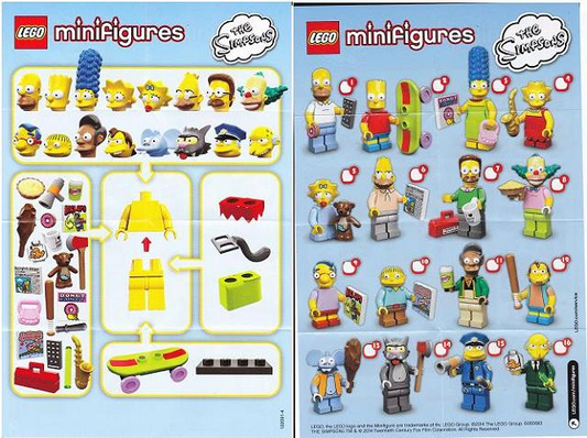 71005-1 | Minifigure, The Simpsons, Series 1 | INSTRUCTIONS | LEGOPART