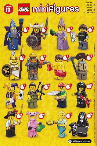 71007-1 | Minifigure, Series 12 | INSTRUCTIONS | LEGOPART