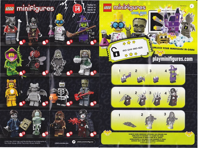 71010-1 | Minifigure, Series 14 | INSTRUCTIONS | LEGOPART