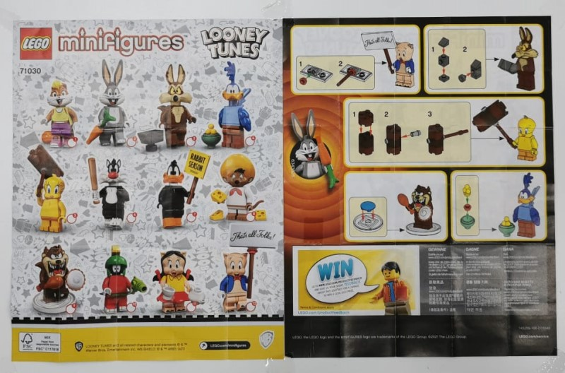 71030-1 | Minifigure, Looney Tunes | INSTRUCTIONS | LEGOPART