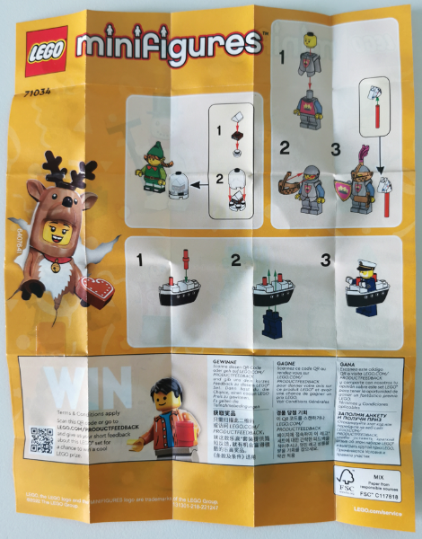 71034-1 | Minifigure, Series 23 | INSTRUCTIONS | LEGOPART