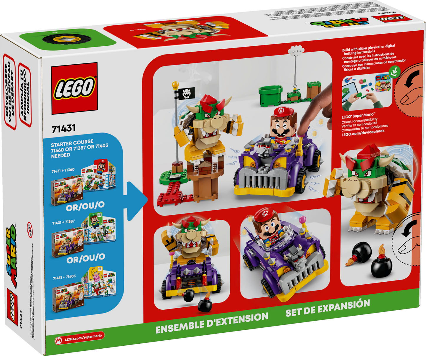 Expansion set: Bowser's car LEGO 71431