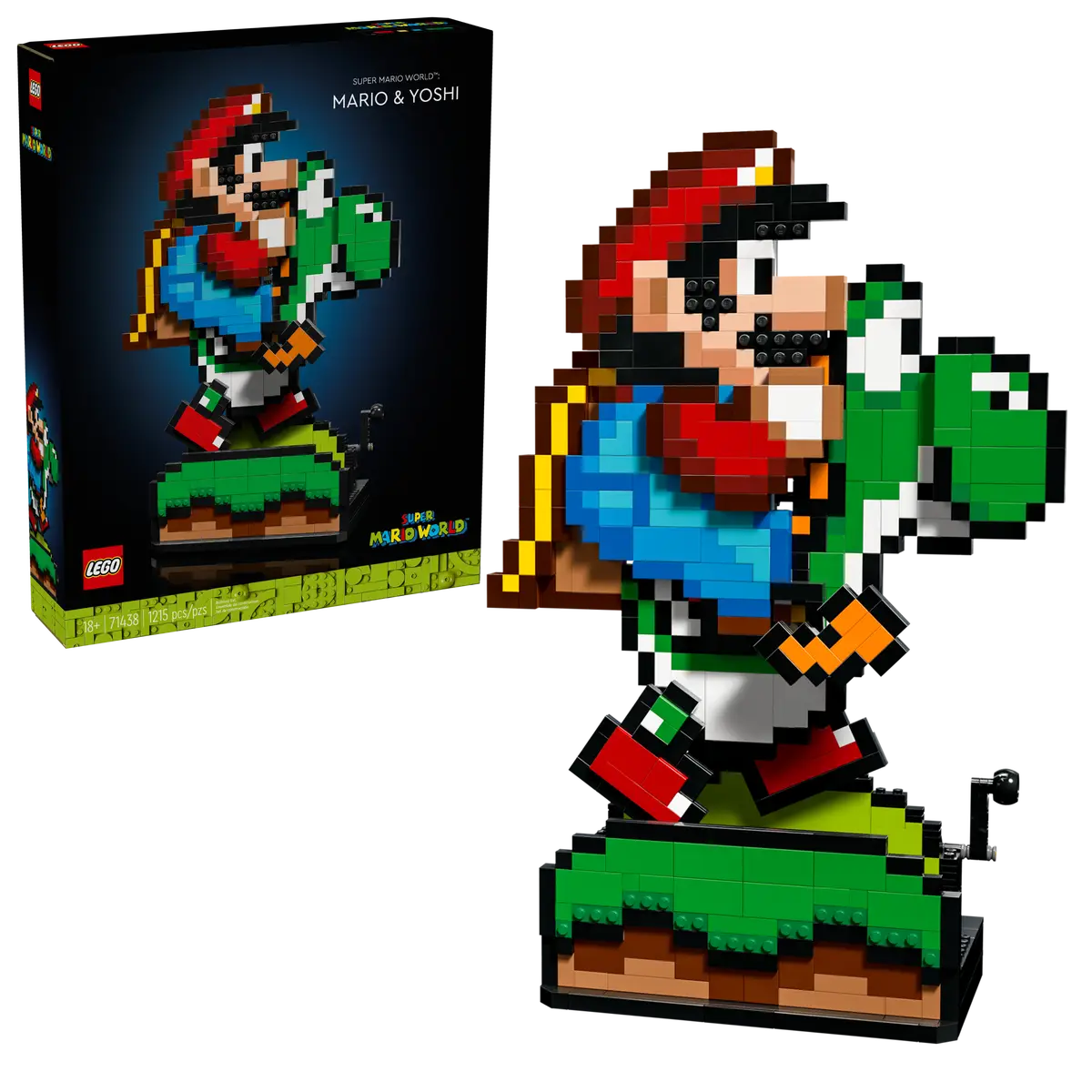 Super Mario World™: Mario en Yoshi LEGO 71438