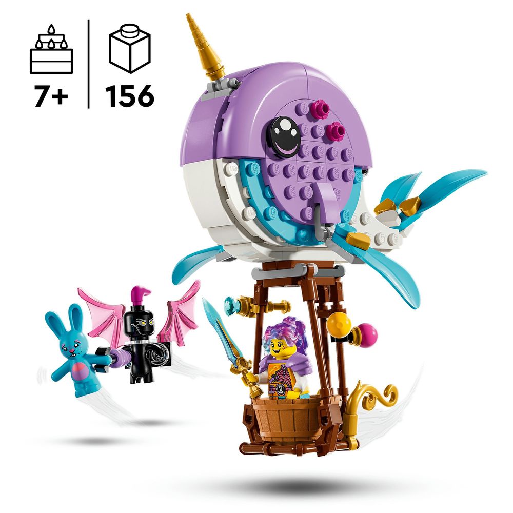 Izzie's narwal-luchtballon LEGO 71472