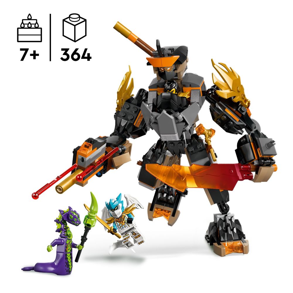Cole's Mission Mech & Dragon Zane LEGO 71854