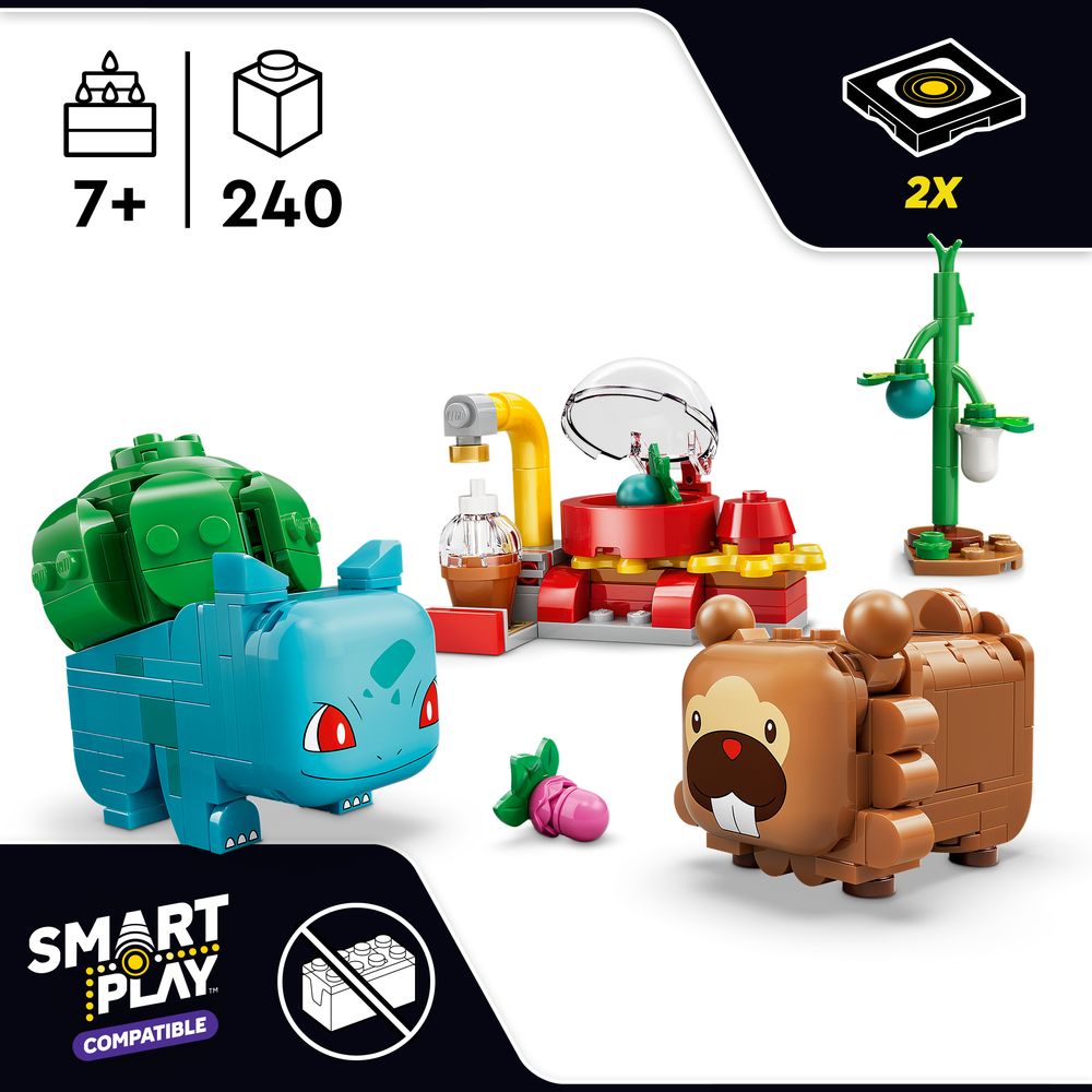 Berry Bash with Bulbasaur & Bidoof LEGO 72155