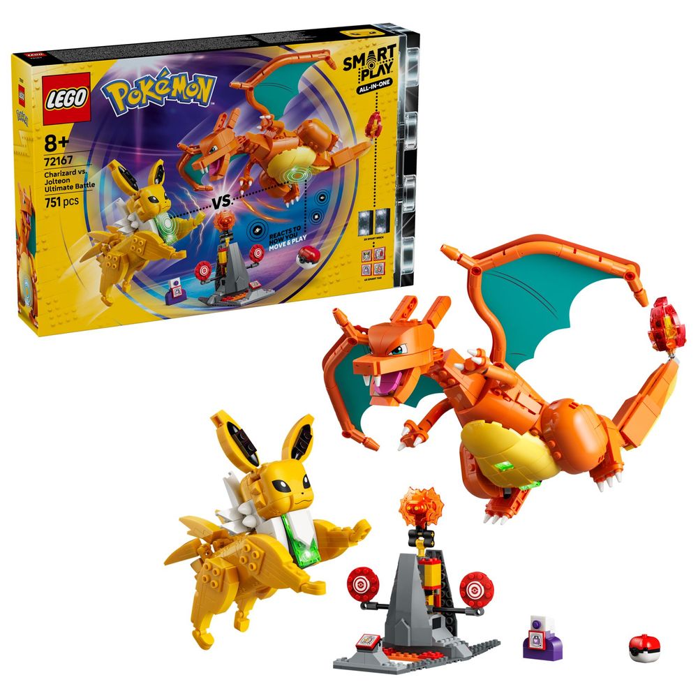 Charizard vs. Jolteon Ultimate Battle LEGO 72167