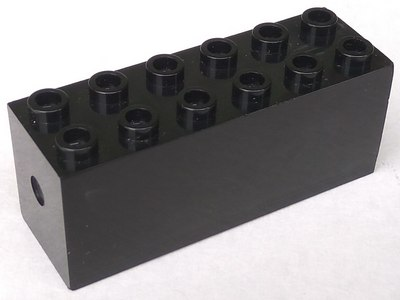 73090b | Brick, Modified 2 x 6 x 2 Weight - Bottom Sealed, Dimple on Ends | LEGOPART