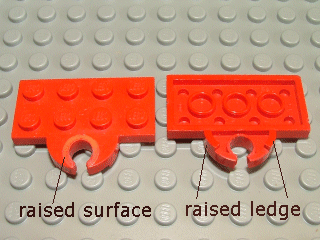 737a | Plate, Modified 2 x 4 with Train Coupler Open for Magnet | LEGOPART