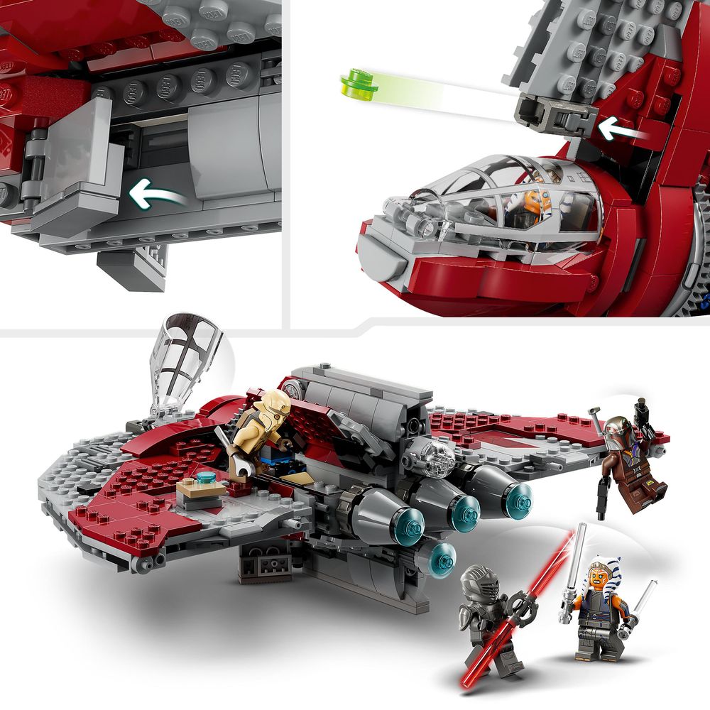 Ahsoka Tano's T-6 Jedi shuttle LEGO 75362