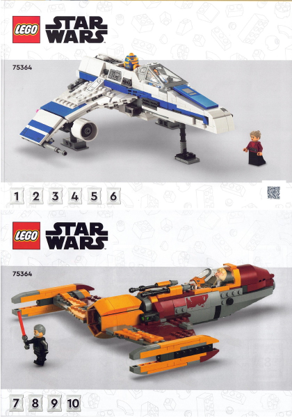 75364-1 | New Republic E-Wing vs. Shin Hati's Starfighter | INSTRUCTIONS | LEGOPART