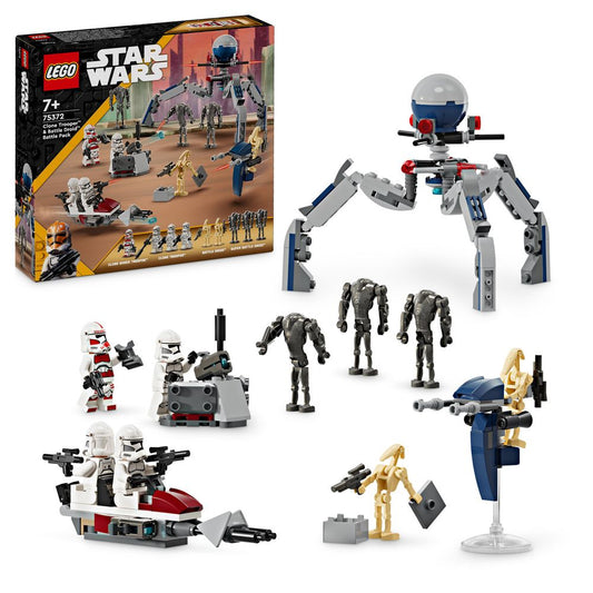 Clone Trooper en Battle Droid Battle Pack LEGO 75372