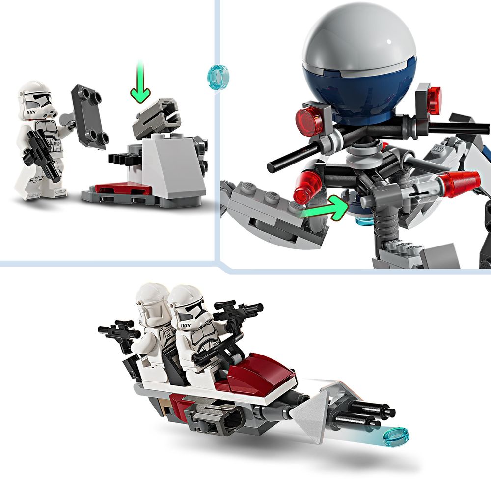 Clone Trooper en Battle Droid Battle Pack LEGO 75372