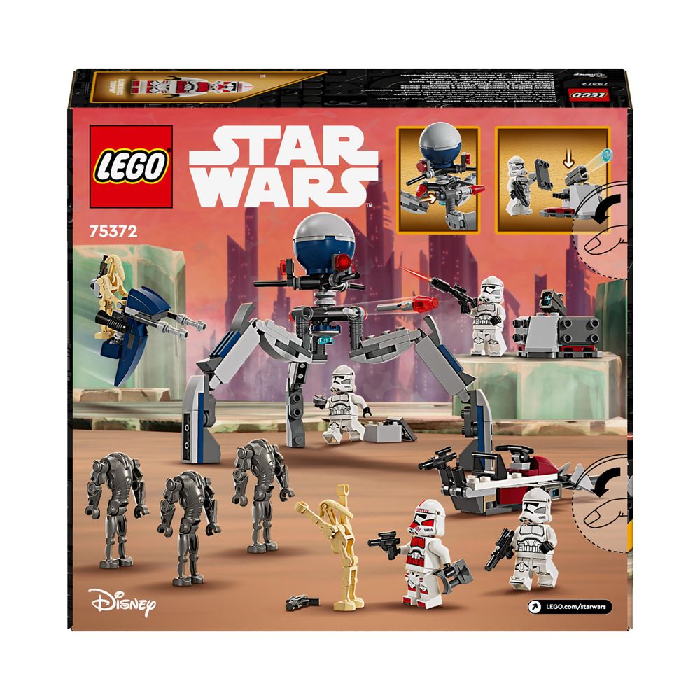 Clone Trooper en Battle Droid Battle Pack LEGO 75372