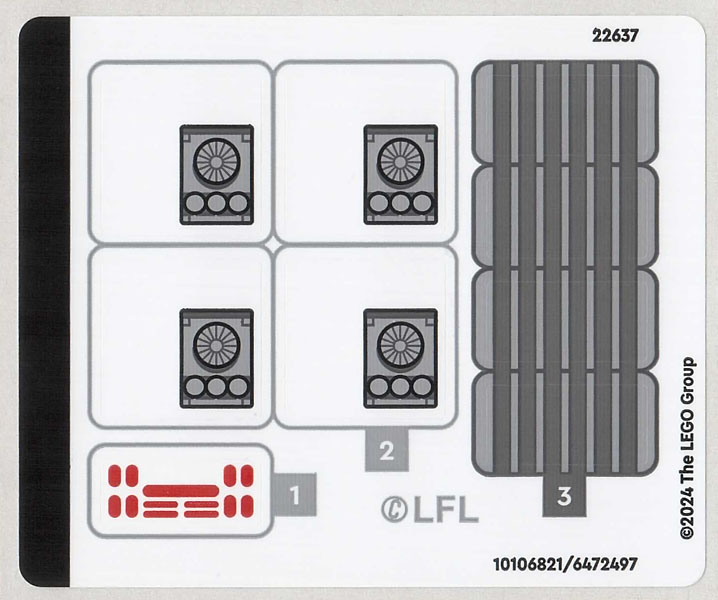 75387stk01 | Sticker Sheet for Set 75387 - | LEGOPART