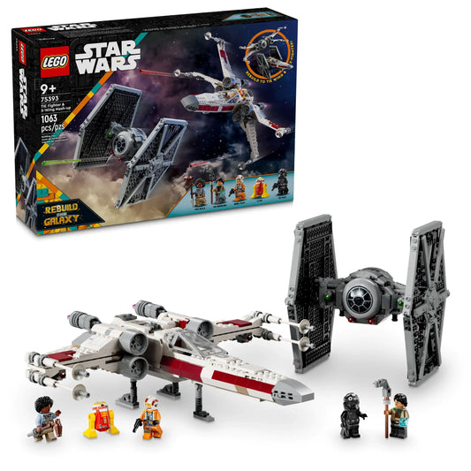 X Wing and Tie Fighter LEGO 75393