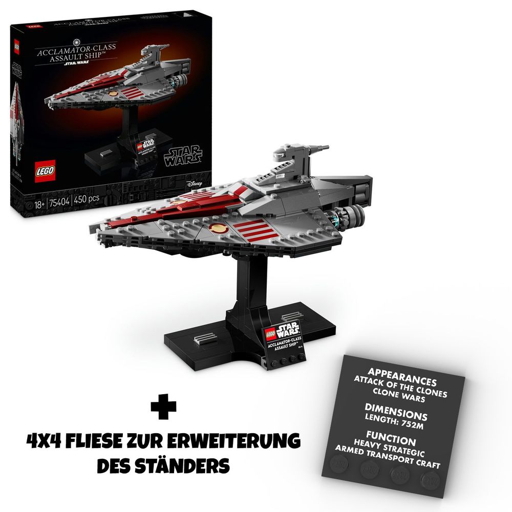 Acclamator-Class Assault Ship™ LEGO 75404