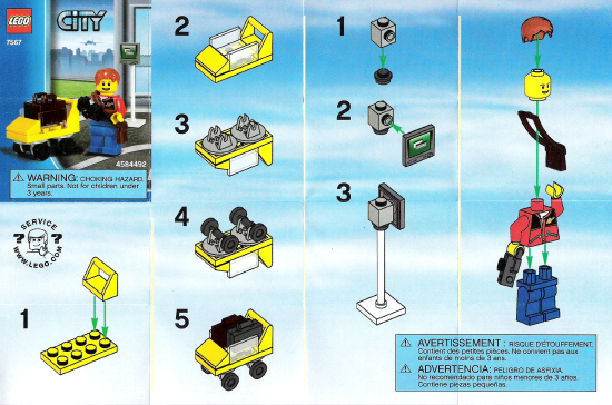 7567-1 | Traveler | INSTRUCTIONS | LEGOPART