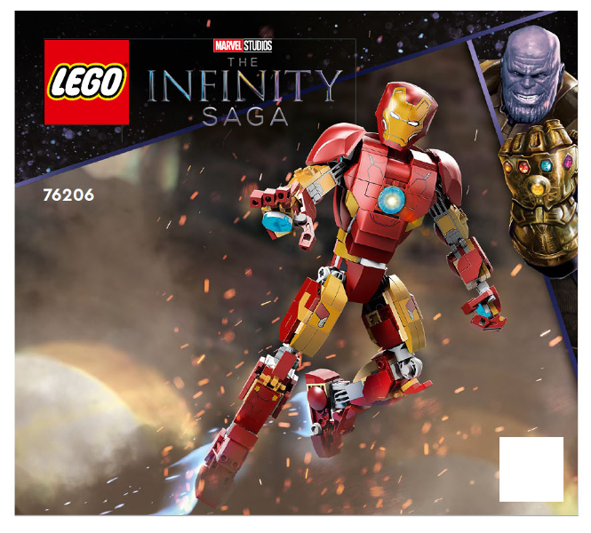 76206-1 | Iron Man Figure | INSTRUCTIONS | LEGOPART