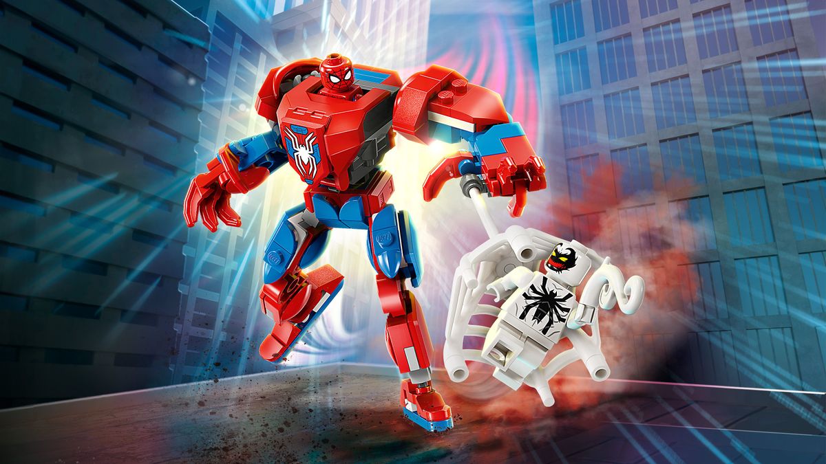 Spider-Man mecha vs. Anti-Venom LEGO 76308