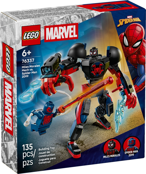 Miles Morales Mech vs. Spider-man LGO 76337  | Fyrebrick.be