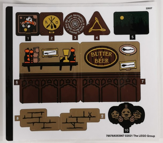 76388stk02 | Sticker Sheet for Set 76388, Sheet 2 - | LEGOPART