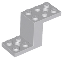 76766 | Bracket 5 x 2 x 2 1/3 with 2 Holes and Bottom Stud Holder | LEGOPART