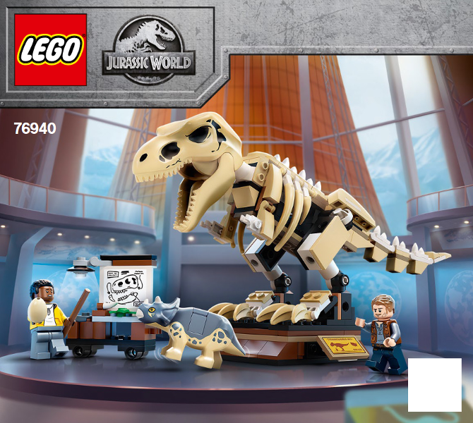 76940-1 | T. rex Dinosaur Fossil Exhibition | INSTRUCTIONS | LEGOPART