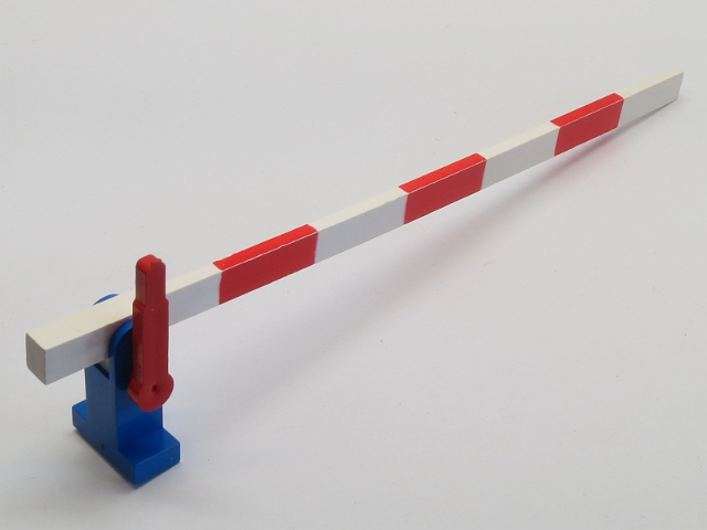 815c02 | Train Level Crossing Gate Type 1, Assembly with Blue Base | LEGOPART