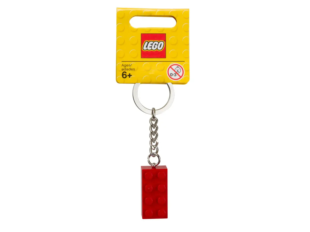 2 x 4 Brick - Red Key Chain LEGO 850154