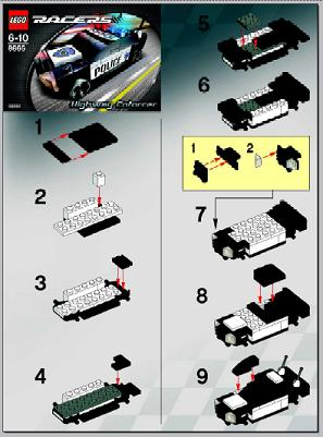 8665-1 | Highway Enforcer | INSTRUCTIONS | LEGOPART