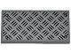 87079pb0100 | Tile 2 x 4 with Tread Plate and 4 Silver and White Rivets Pattern | LEGOPART