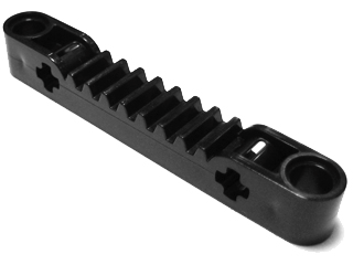 87761 | Technic, Gear Rack 1 x 7 with Axle and Pin Holes | LEGOPART