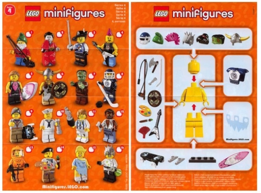 8804-1 | Minifigure, Series 4 | INSTRUCTIONS | LEGOPART