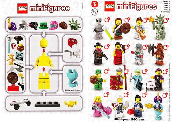 8827-1 | Minifigure, Series 6 | INSTRUCTIONS | LEGOPART