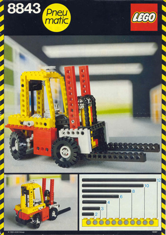 8843-1 | Fork-Lift Truck | INSTRUCTIONS | LEGOPART