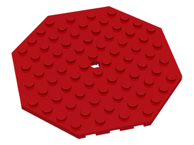 89523 | Plate, Modified 10 x 10 Octagonal with Hole | LEGOPART