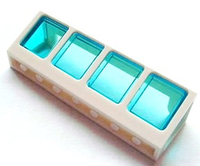 89648c02 | Window 2 x 8 x 2 Boat with Trans-Light Blue Glass | LEGOPART