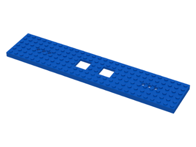 92339 | Train Base 6 x 28 with 3 Round Holes Each End and 2 x 2 Cutouts | LEGOPART