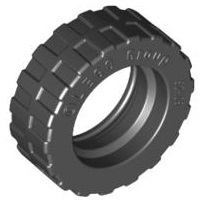 92409 | Tire 17.5mm D. x 6mm with Shallow Staggered Treads - Band Around Center of Tread | LEGOPART