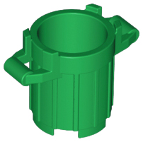 92926 | Container, Trash Can with 4 Cover Holders | LEGOPART