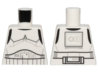 973pb1810 | Torso SW Armor Stormtrooper, Detailed Armor without Shoulder Belts | LEGOPART