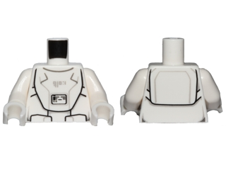 973pb2156c01 | Torso SW First Order Snowtrooper Armor Pattern / White Arms / White Hands | LEGOPART