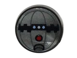 98138pb008 | Tile, Round 1 x 1 with SW Thermal Detonator with Red Button Pattern | LEGOPART