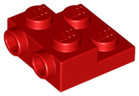 99206 | Plate, Modified 2 x 2 x 2/3 with 2 Studs on Side | LEGOPART