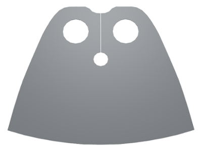 99464 | Minifigure Cape Cloth, Very Short - Traditional Starched Fabric | LEGOPART